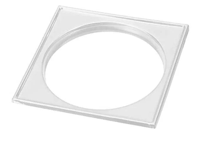 PORTA GRELHA QUADRADA BRANCA 150MM - LUCONI