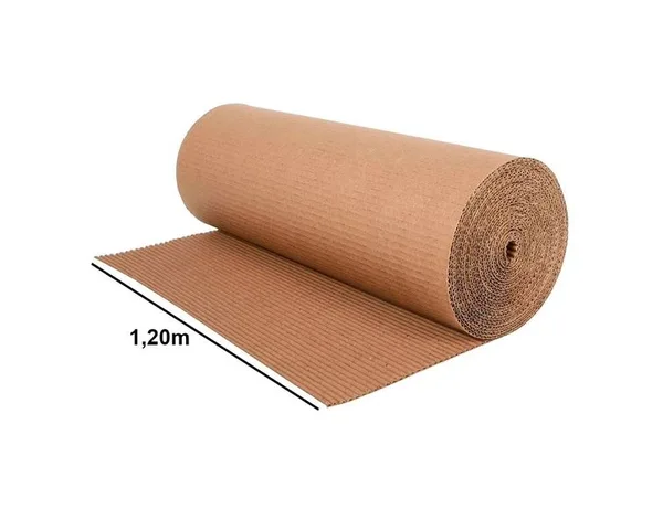 BOBINA PAPELAO ONDULADO 1,20M X 50M - RF MAX