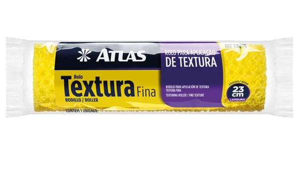 ROLO TEXTURA BAIXA 23CM S/ CABO - PINCEIS ATLAS