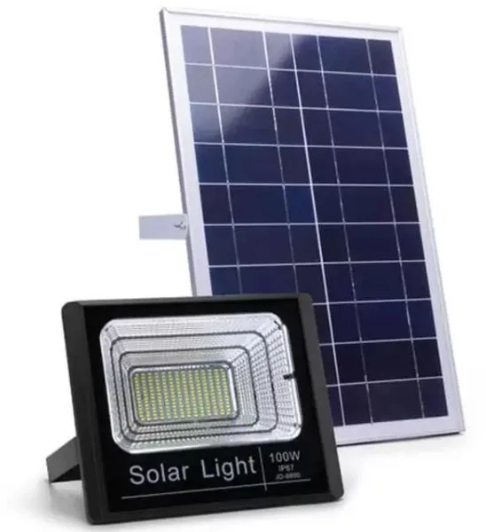 REFLETOR LED 100W SOLAR C/ CONTROLE SOR BF