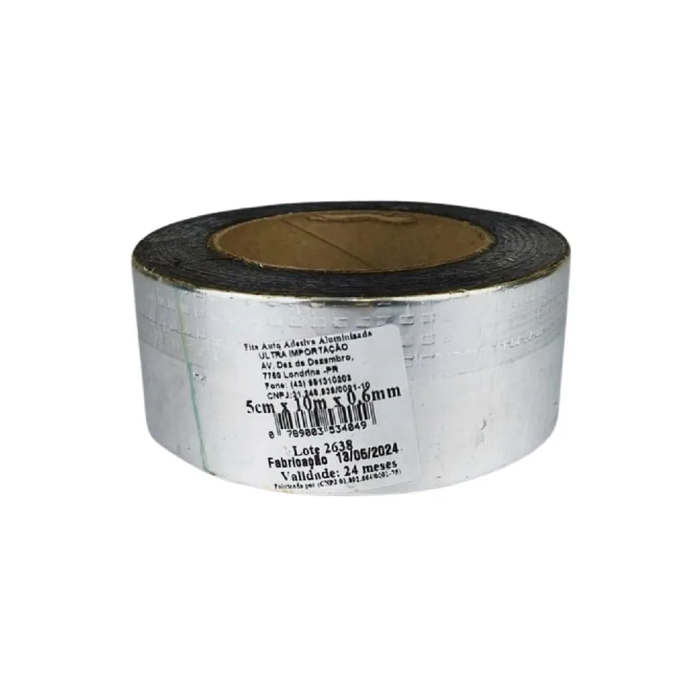 FITA ASFALTICA ADESIVA MULTIUSO 10M X 5CM - RF MAX