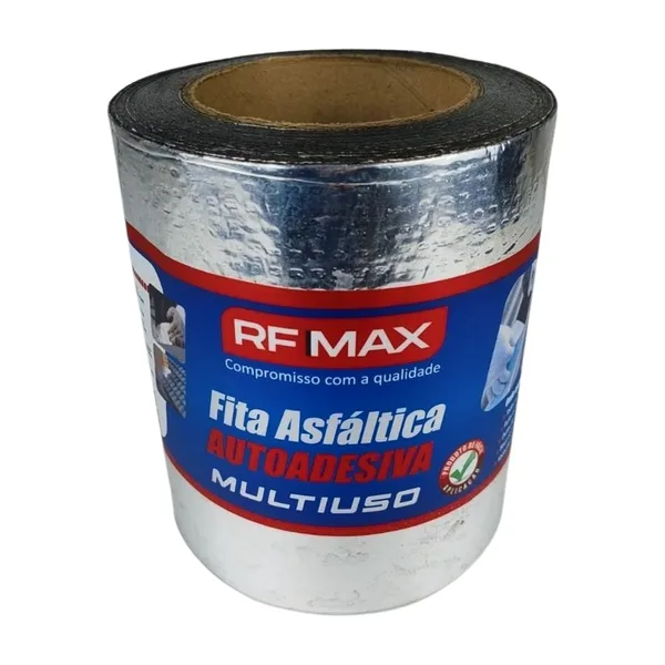 FITA ASFALTICA ADESIVA MULTIUSO 10M X 15CM - RF MAX