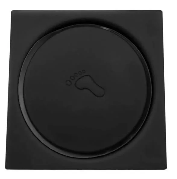 RALO CLICK INOX QUADRADO 9,40CM PRETO - ULTRA METAIS