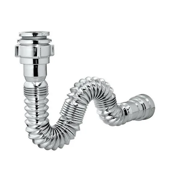 SIFAO TUBO EXTENSIVO UNIVERSAL CROMADO METALIZADO - PLASBOHN