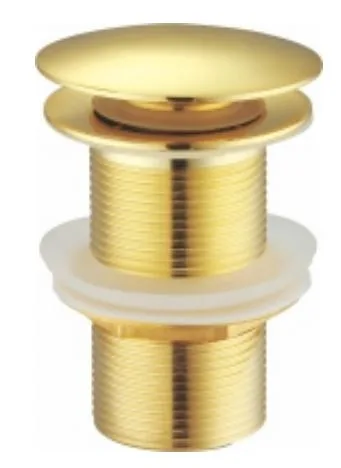 VALVULA CLICK METAL 1.1/4'' DOURADA - ULTRA METAIS