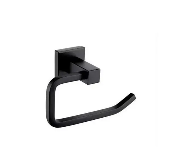 PORTA TOALHA ROSTO BLACK FOSCO - ULTRA METAIS