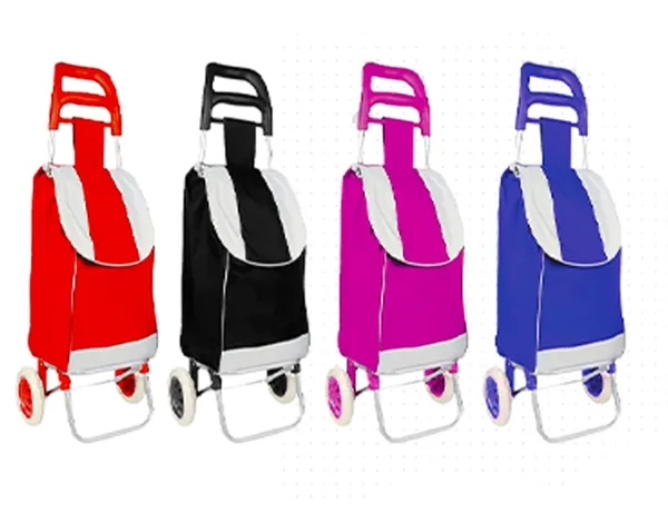 CARRINHO DE COMPRAS FEIRA SACO TEXTIL 96 X 36 X 22CM -