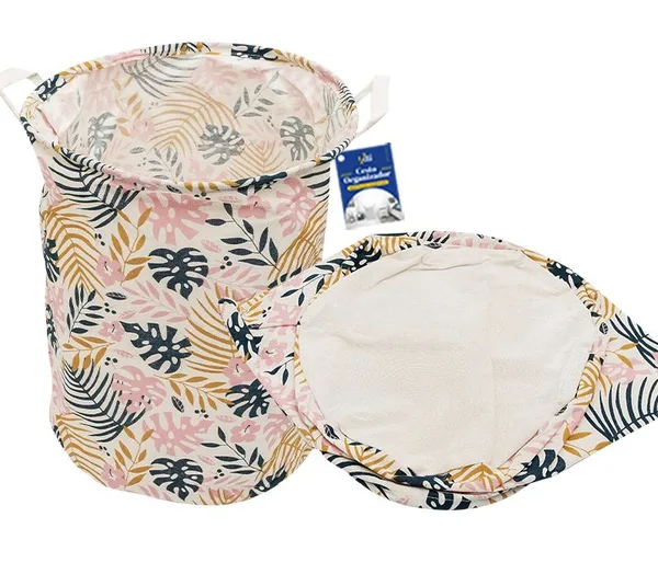 CESTO ORGANIZADOR DOBRAVEL FLORAL 60L 0,50 M - 123 UTIL
