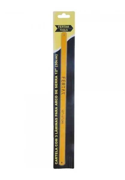 JG. LAMINA P/ ARCO DE SERRA 12'' C/ 3 PC - FERTAK