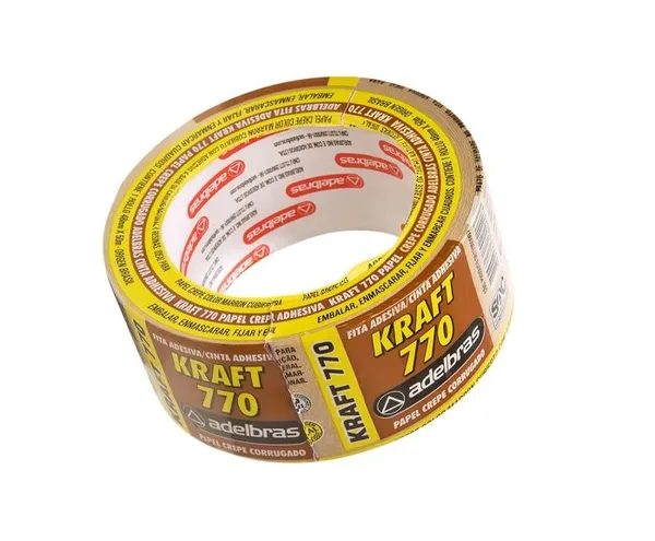 FITA PAPEL KRAFT MARROM 48MM X 50M - ADELBRAS