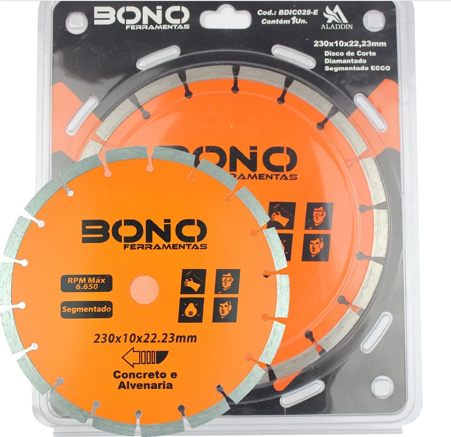 DISCO DIAMANTADO SEGMENTADO 9" ECCO - BONO