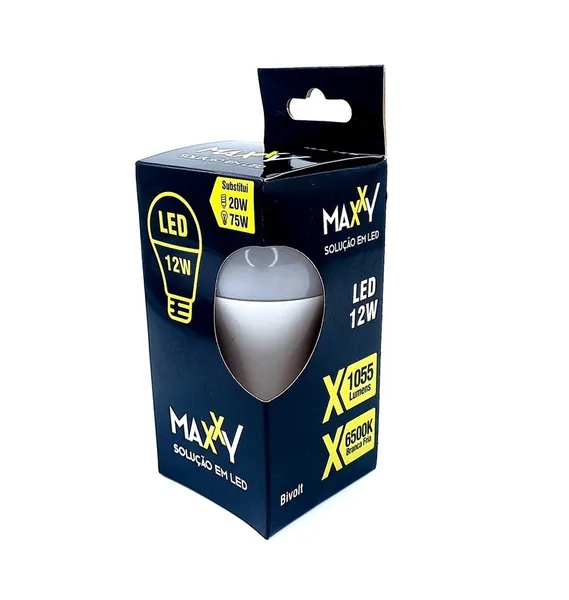 LAMPADA LED BULBO 12W 6500K - MAXXY