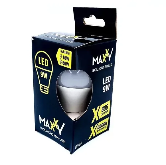 LAMPADA LED BULBO 9W 6500K - MAXXY