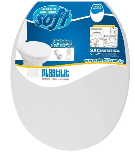 ASSENTO SOFT CINZA CLARO - PLASTILIT