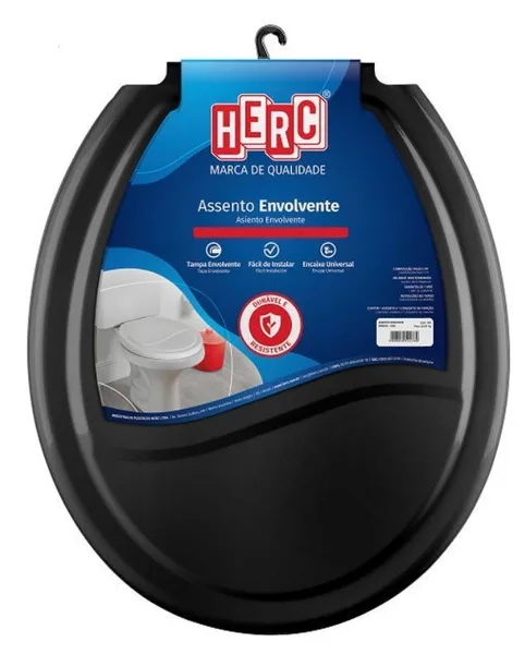 ASSENTO ENVOLVENTE IDEALE  HERC - Preto
