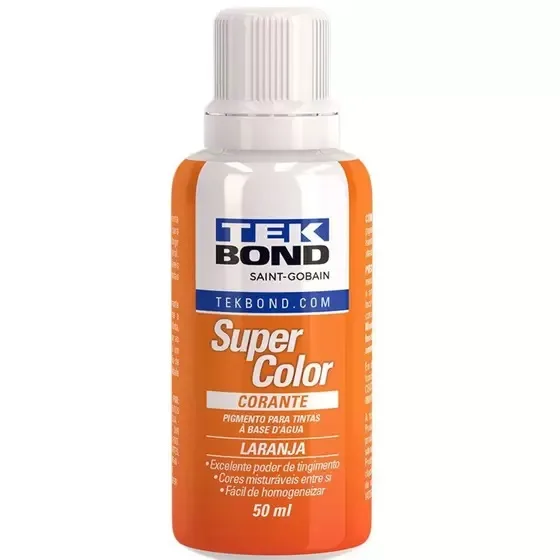 CORANTE LARANJA 50ML - TEKBOND