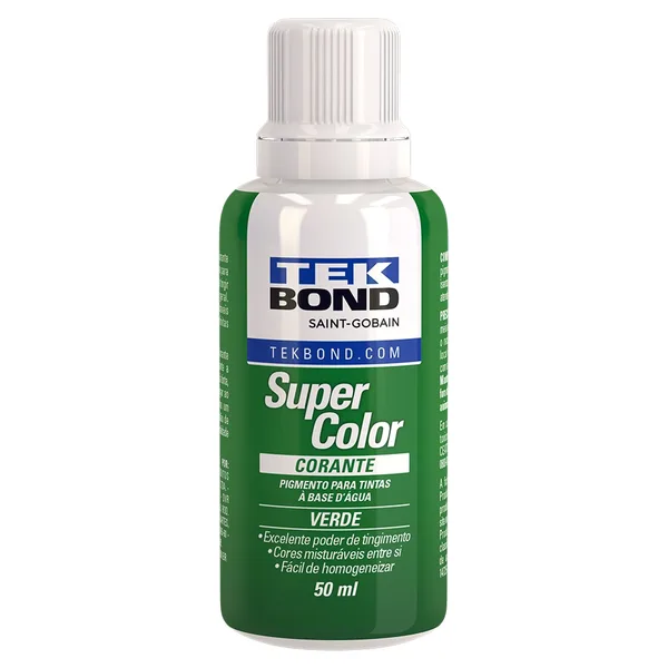 CORANTE VERDE 50ML - TEKBOND