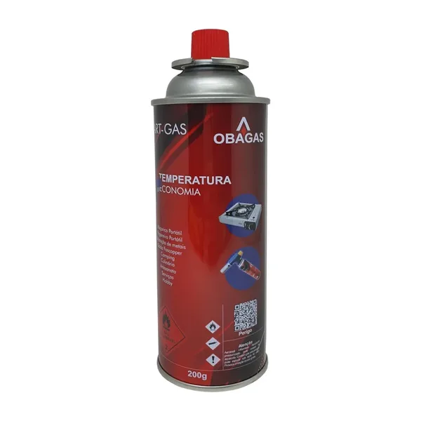 GAS BUTANO REFIL OBAGAS 400ML/200G - OBATRADE