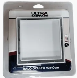 RALO INVISIVEL 10CM X 10CM BRANCO - ULTRA METAIS