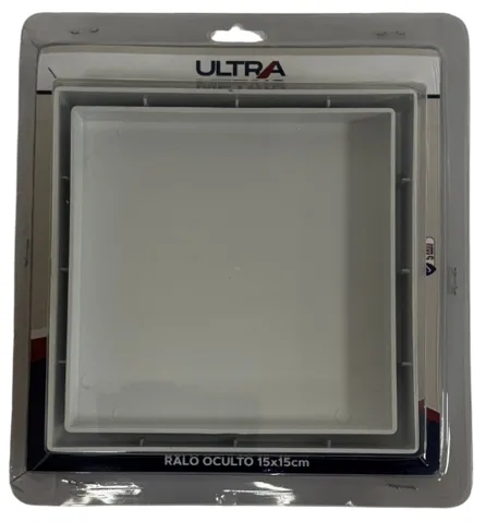 RALO INVISIVEL 15CM X 15CM BRANCO - ULTRA METAIS