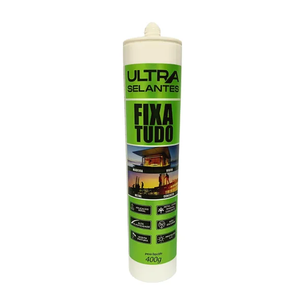 ADESIVO SELANTE FIXA TUDO PRETO 400 G - ULTRA SELANTES