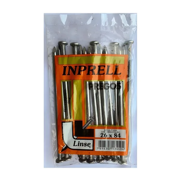 PREGO C/ CABEÇA 1KG 26X84 - INPRELL
