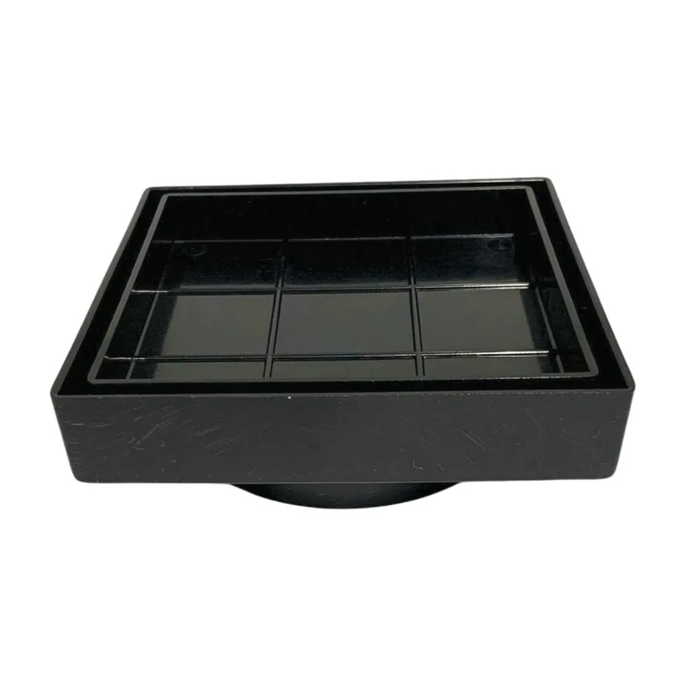 RALO INVISIVEL 15CM X 15CM PRETO - ULTRA METAIS