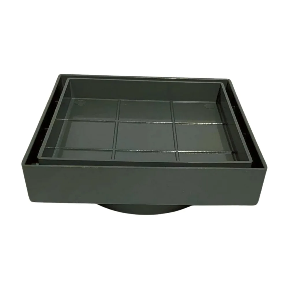 RALO INVISIVEL 15CM X 15CM CINZA - ULTRA METAIS