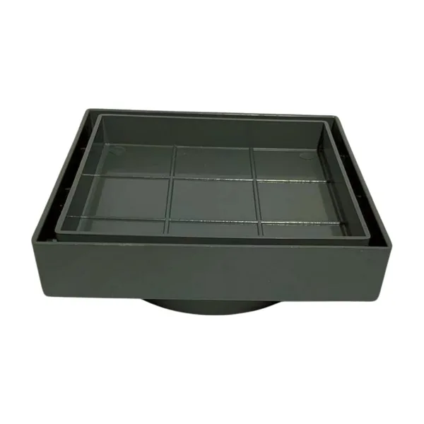 RALO INVISIVEL 10CM X 10CM CINZA - ULTRA METAIS