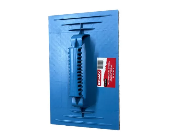 DESEMPENADEIRA ESTRIADA PROFISSIONAL AZUL 20 X 32CM - RF MAX