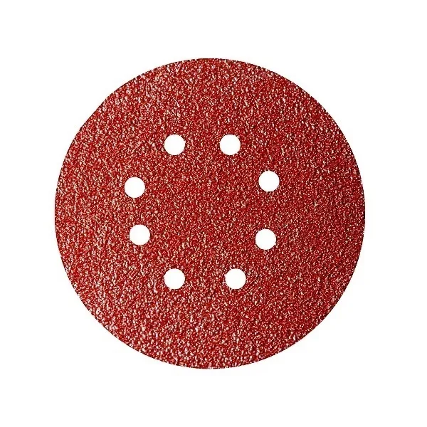 DISCO LIXA SECO VELCRO C/ FURO 225MM G. 80 - MIRAC