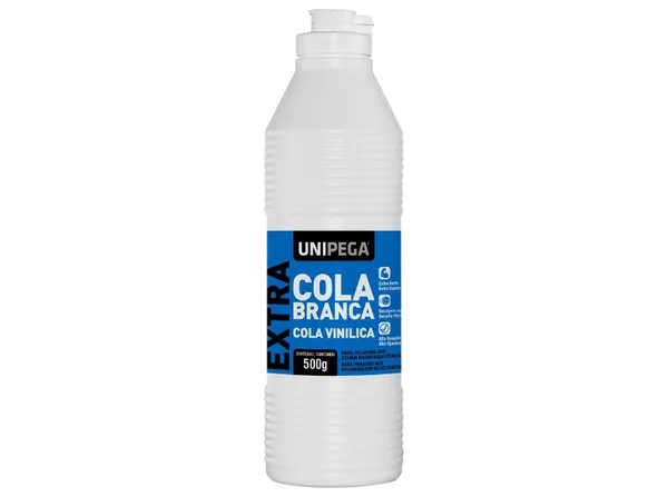 COLA BRANCA PVA EXTRA 500 G - UNIPEGA