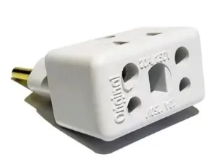 PINO ADAPTADOR BOB SPONJA BRANCO QUADRADO ORIGINAL -