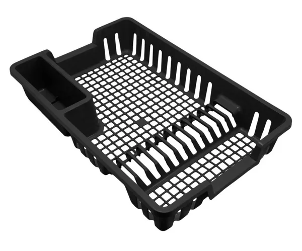 ESCORREDOR PLÁSTICO DE LOUÇA PRETO - ARQPLAST