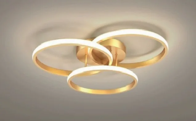 LUSTRE FYM021 - LUMINARIA DOURADO D45 CM - 40W
