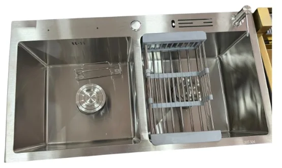 CUBA GOURMET COZINHA DUPLA ACO INOX 304 LUXO C/ DISPENSER
