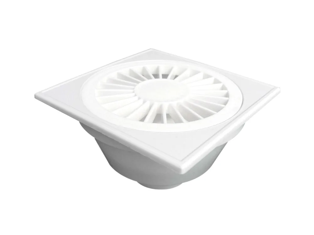 RALO QUADRADO SIFONADO BRANCO 100MM - PLASTILIT