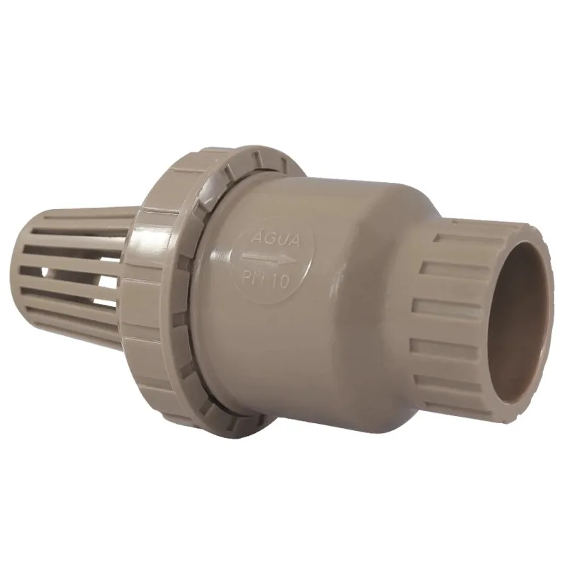 PLAST. - VALVULA RETENCAO SOLDAVEL C/ CRIVO 40MM