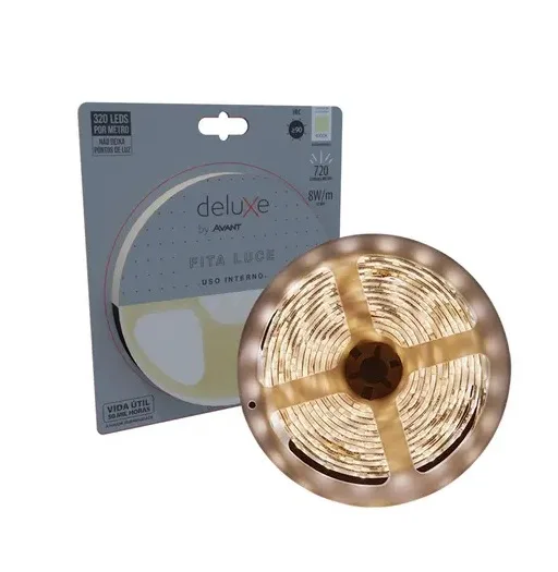 FITA LED COB INTERIOR LUCE IP20 8WM 5M NE4000K-12V -