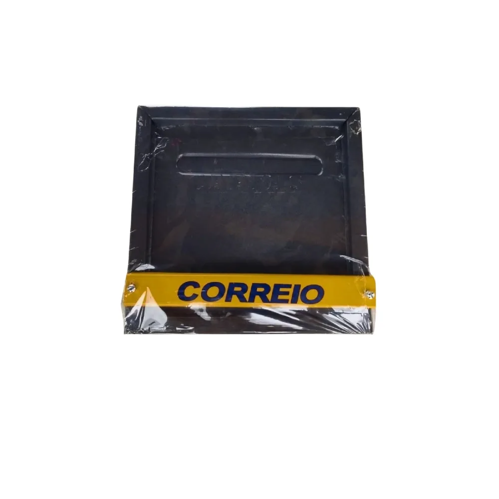 CAIXA CORREIO HORIZONTAL CINZA -