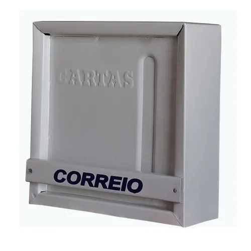 CAIXA CORREIO VERTICAL CINZA -