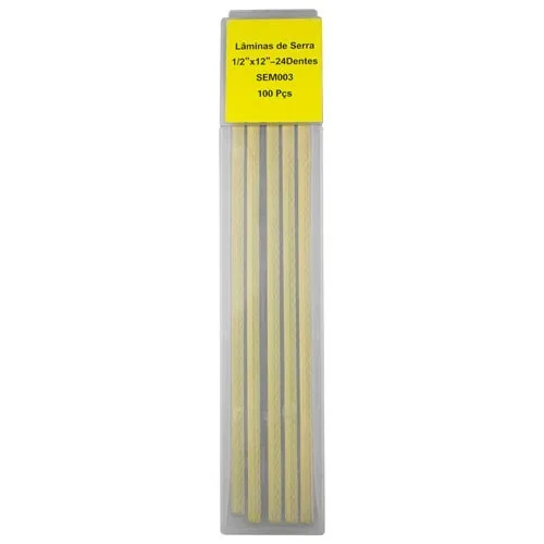 SERRA MANUAL BI-METAL UNIQUE 12" 24D C/ 10 PC - MIRAC