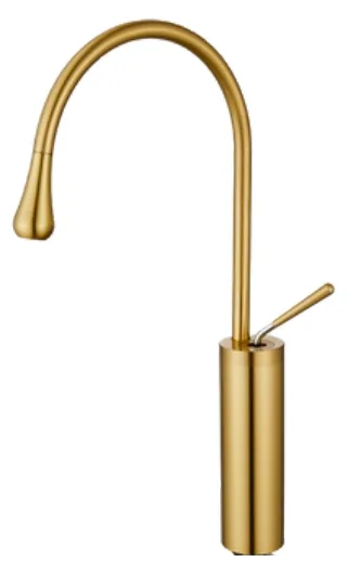 TORNEIRA MONOCOMANDO LAVATORIO ALTA DOURADO CA8208
