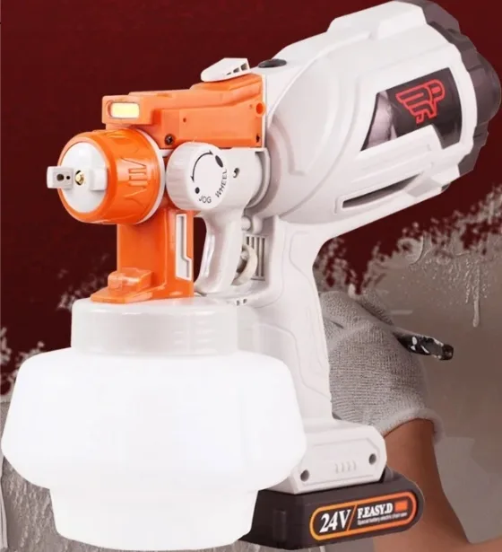 PISTOLA P/ PINTURA SPRAY AIRLESS 24V C/ 3 BICOS