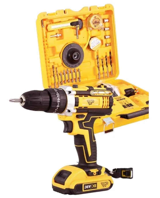 PARAFUSADEIRA ELETRICA RP-36V C/ 2 BATERIAS E MALETA COMPLETA