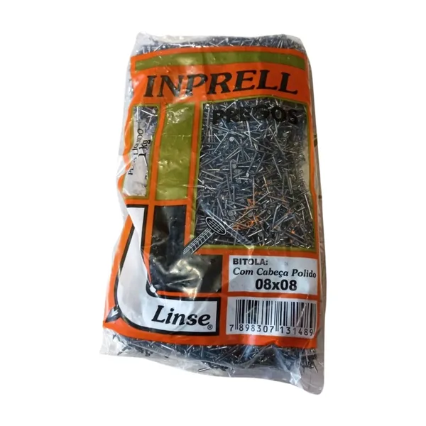 PREGO C/ CABEÇA 1KG 8X8 - INPRELL