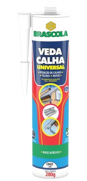 VEDA CALHA CINZA 280G - BRASCOLA