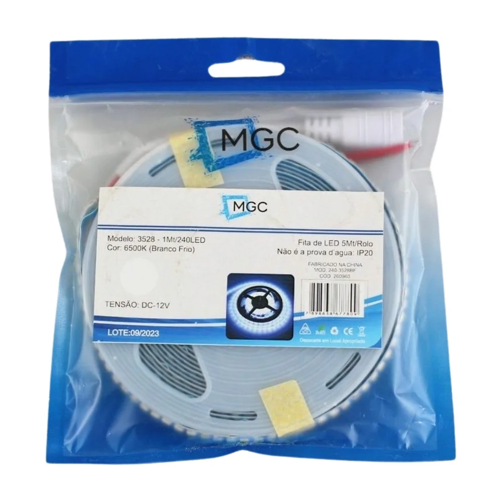 FITA 240 LED 5M 12V 20W 6500K - MEGA ACE