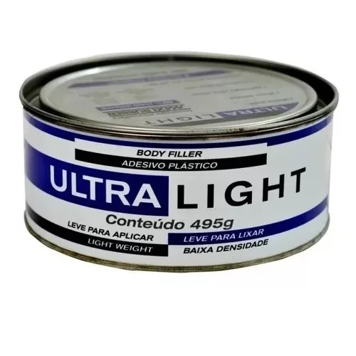MASSA PLASTICA CINZA ULTRA LIGHT 495G - CARPLAST