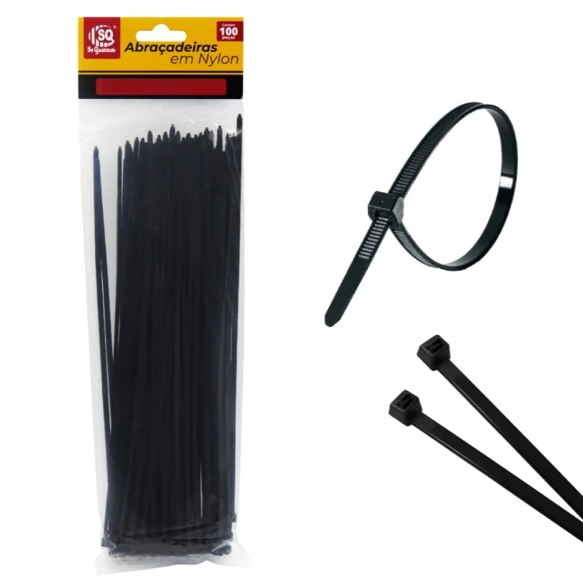 ABRAC NYLON PR 7.2MM X 400MM C/ 100 UN - SQ